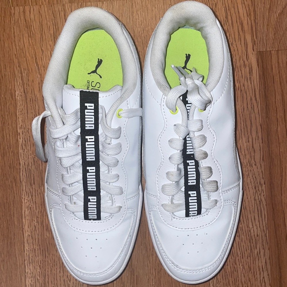 Puma - White Platform Sneakers size 6.5